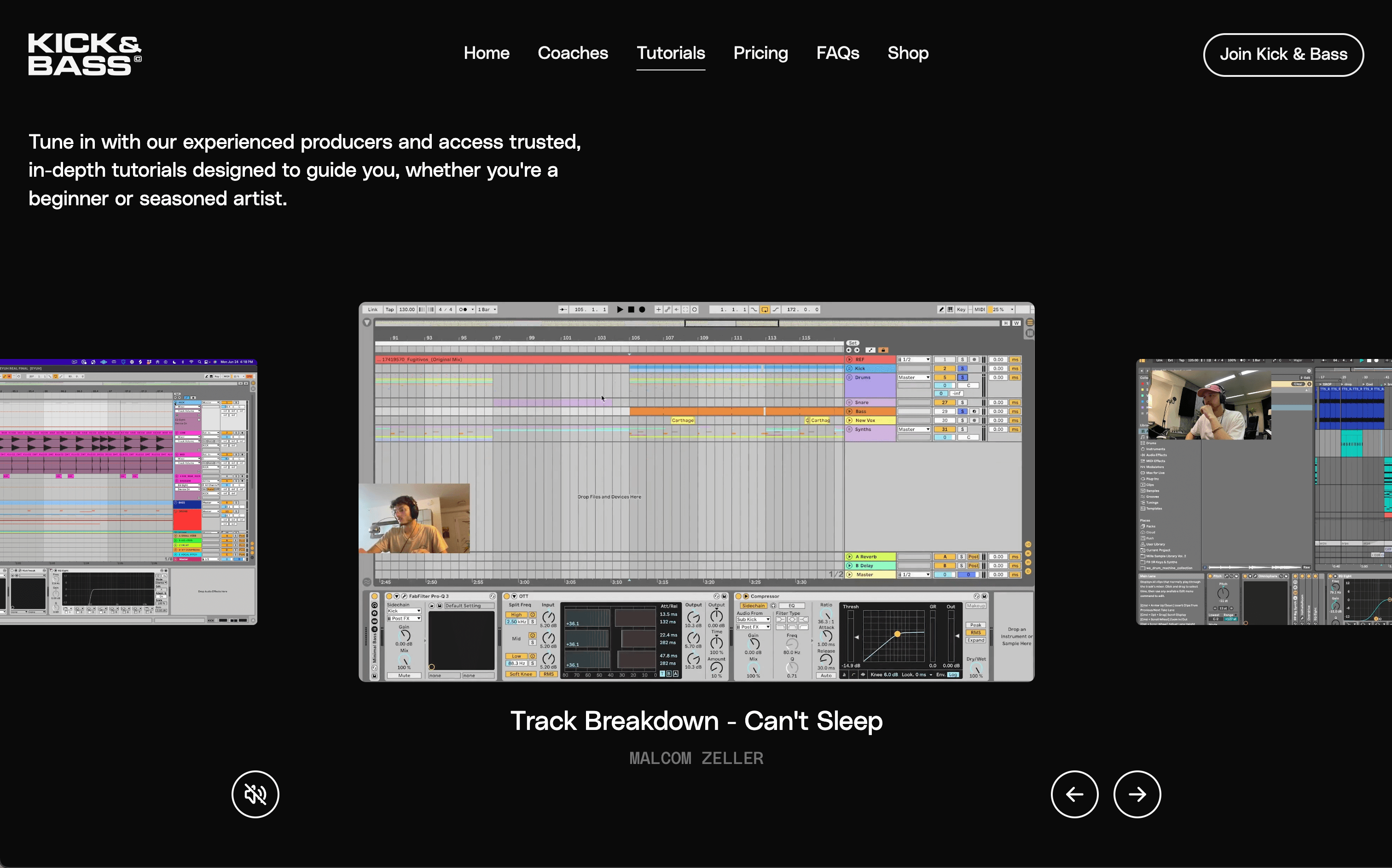 Kick & Bass Audio Lessons